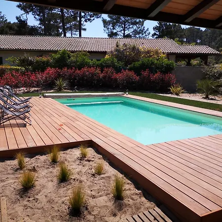 Villa Grande Maison Landaise Avec Piscine Privee, Proche Plage, Pour 8 Personnes A - Fr-1-319-398
